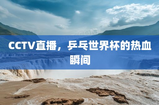 CCTV直播，乒乓世界杯的热血瞬间