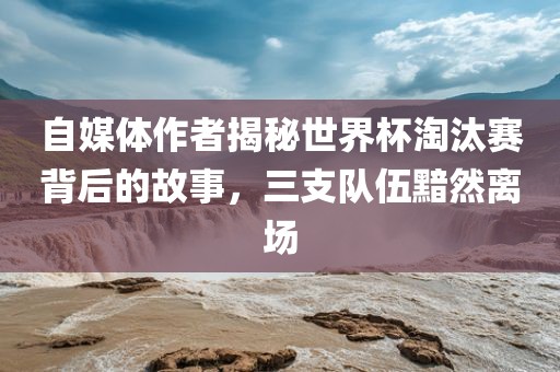 自媒体作者揭秘世界杯淘汰赛背后的故事，三支队伍黯然离场