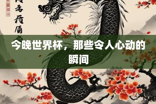 今晚世界杯，那些令人心动的瞬间