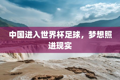 中国进入世界杯足球，梦想照进现实洪湖市顺升工程机械租赁有限公司