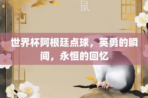 世界杯阿根廷点球，英勇的瞬间，永恒的回忆洪湖市顺升工程机械租赁有限公司