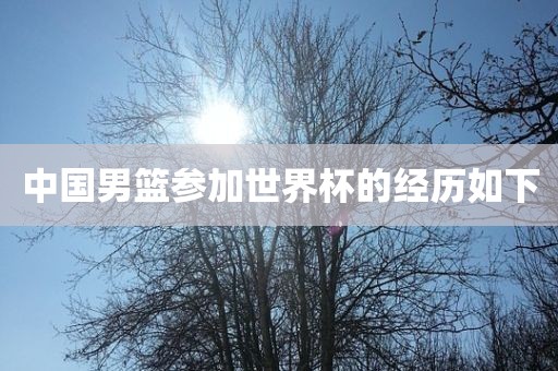 中国男篮参加世界杯的经历如下