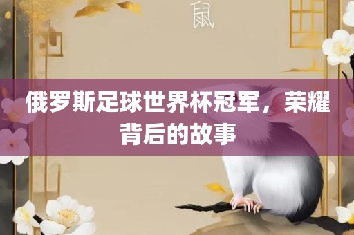 俄罗斯足球世界杯冠军，荣耀背后的故事