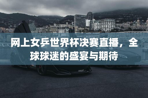 网上女乒世界杯决赛直播，全球球迷的盛宴与期待洪湖市顺升工程机械租赁有限公司
