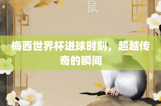 梅西世界杯进球时刻，超越传奇的瞬间洪湖市顺升工程机械租赁有限公司