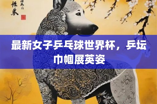 最新女子乒乓球世界杯，乒坛巾帼展英姿洪湖市顺升工程机械租赁有限公司