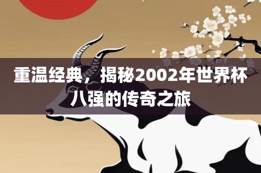 重温经典，揭秘2002年世界杯八强的传奇之旅