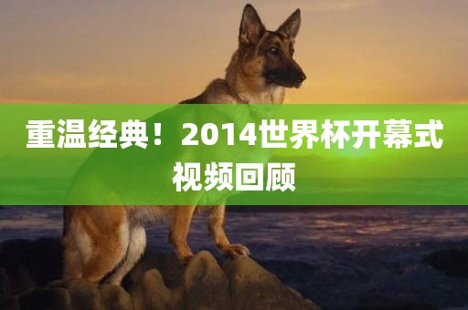 重温经典！2014世界杯开幕式视频回顾