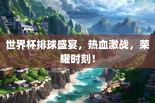 世界杯排球盛宴，热血激战，荣耀时刻！