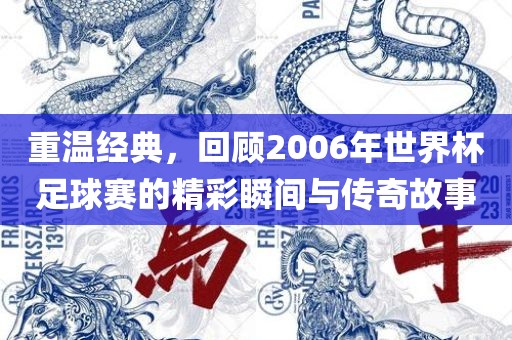 重温经典，回顾2006年世界杯足球赛的精彩瞬间与传奇故事洪湖市顺升工程机械租赁有限公司