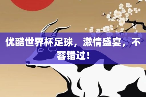 优酷世界杯足球，激情盛宴，不容错过！