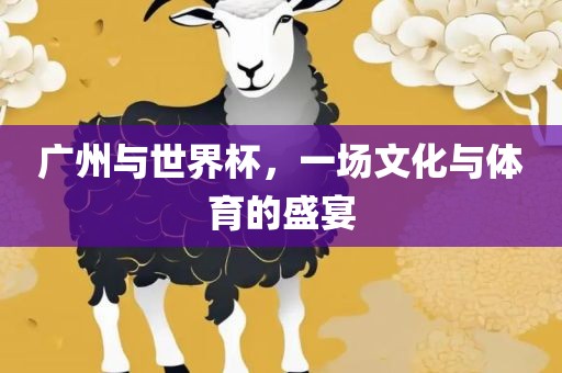 广州与世界杯，一场文化与体育的盛宴