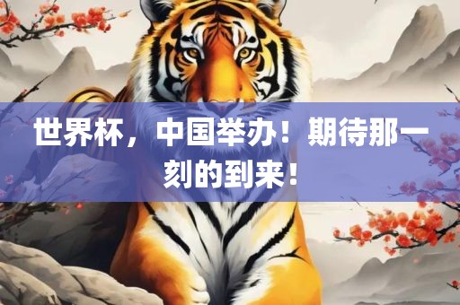 世界杯，中国举办！期待那一刻的到来！