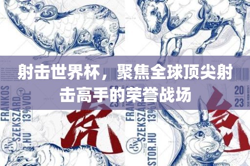 射击世界杯，聚焦全球顶尖射击高手的荣誉战场