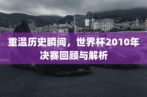 重温历史瞬间，世界杯2010年决赛回顾与解析洪湖市顺升工程机械租赁有限公司
