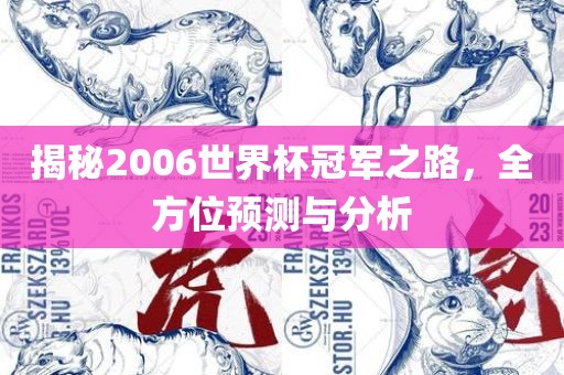 揭秘2006世界杯冠军之路，全方位预测与分析