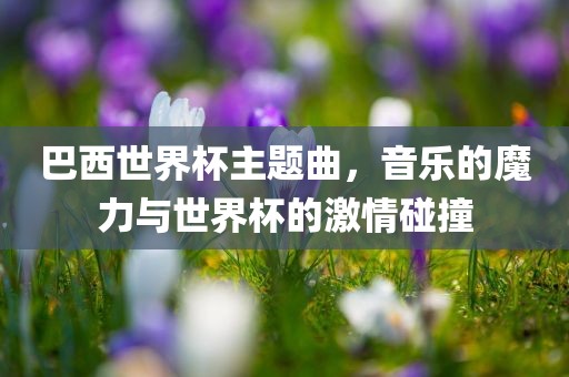 巴西世界杯主题曲，音乐的魔力与世界杯的激情碰撞洪湖市顺升工程机械租赁有限公司