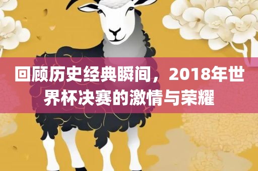 回顾历史经典瞬间，2018年世界杯决赛的激情与荣耀