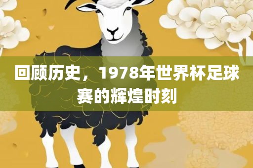 回顾历史，1978年世界杯足球赛的辉煌时刻