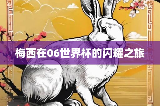 梅西在06世界杯的闪耀之旅