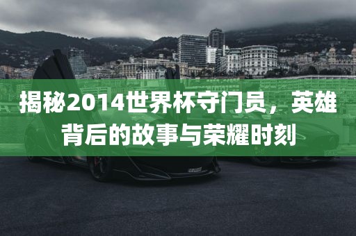 揭秘201洪湖市顺升工程机械租赁有限公司4世界杯守门员，英雄背后的故事与荣耀时刻