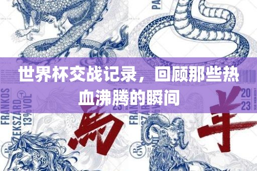 世界杯交战记录，回顾那些热血沸腾的瞬间