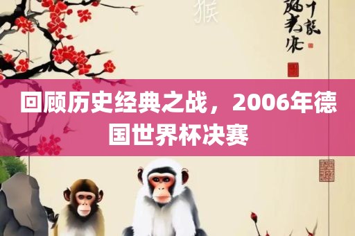 回顾历史经典之战，2006年德国世界杯决赛