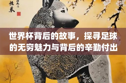 世界杯背后的故事，探寻足球的无穷魅力与背后的辛勤付出