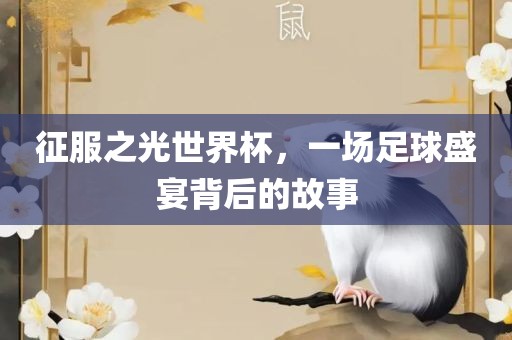 征服之光世界杯，一场足球盛宴背后的故事