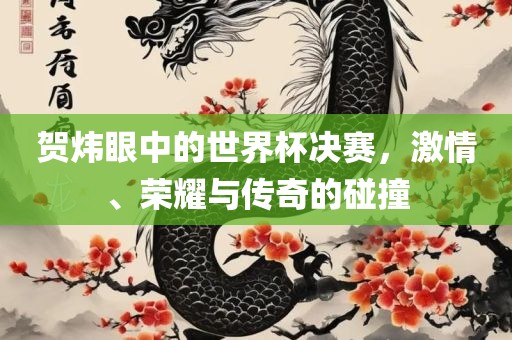 贺炜眼中的世界杯决赛，激情、荣耀与传奇的碰撞