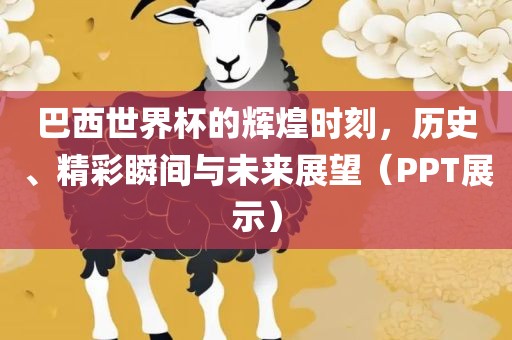 巴西世界杯的辉煌时刻，历史、精彩瞬间与未来展望（PPT展示）