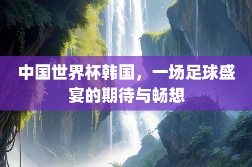 中国世界杯韩国，一场足球盛宴的期待与畅想
