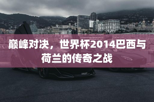 洪湖市顺升工程机械租赁有限公司巅峰对决，世界杯2014巴西与荷兰的传奇之战