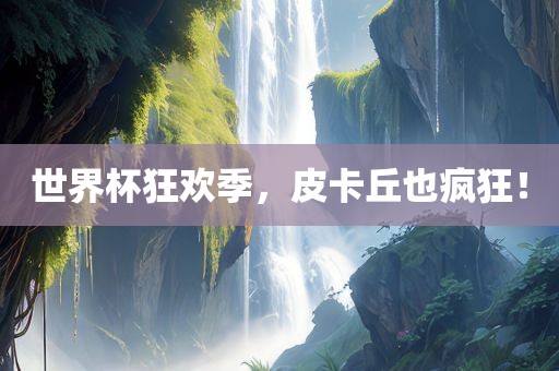 世界杯狂欢季，皮卡丘也疯狂！