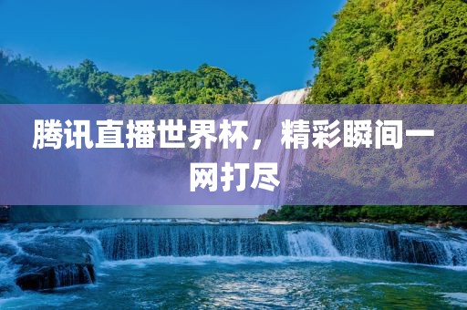 腾讯直播世界杯，精彩瞬间一网打尽