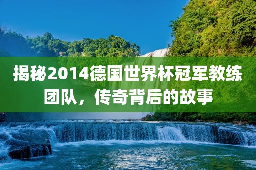 揭秘2014德国世界杯冠军教练团队洪湖市顺升工程机械租赁有限公司，传奇背后的故事
