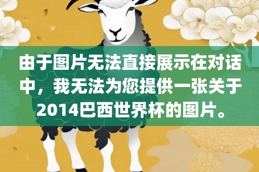 由于图片无法直接展示在对话中，我无法为您提供一张关于2014巴西世界杯的图片。洪湖市顺升工程机械租赁有限公司