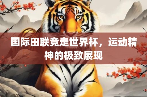 国际田联竞走世界杯，运动精神的极致展现洪湖市顺升工程机械租赁有限公司