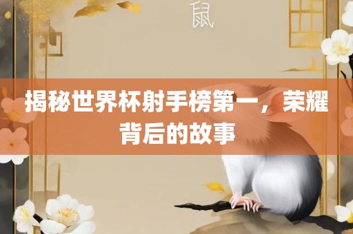 揭秘世界杯射手榜第一，荣耀背后的故事