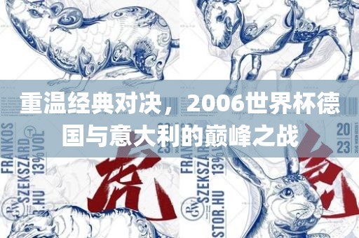 重温经典对决，2006世界杯德国与意大利的巅峰之战洪湖市顺升工程机械租赁有限公司