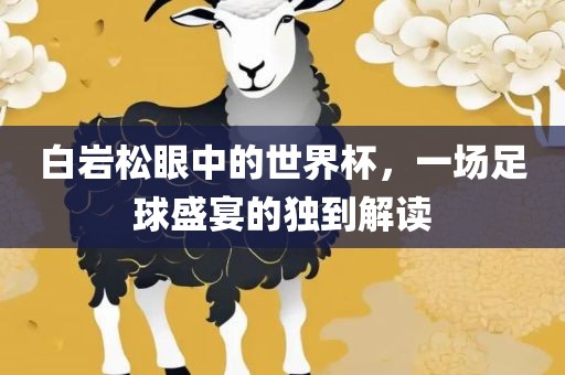 白岩松眼中的世界杯，一场足球盛宴的独到解读洪湖市顺升工程机械租赁有限公司