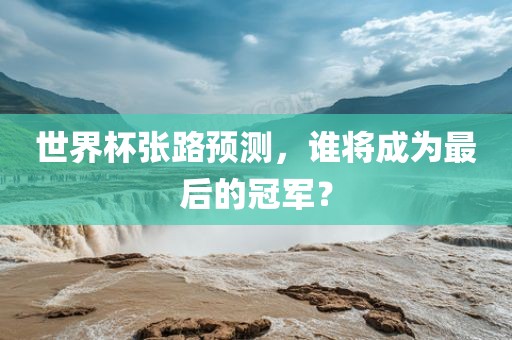 世界杯张路预测，谁将成为最后的冠军？洪湖市顺升工程机械租赁有限公司