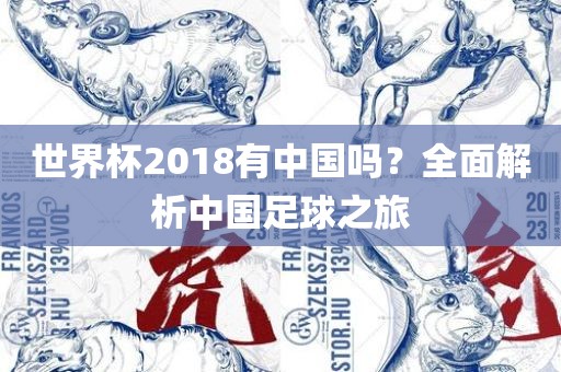 世界杯2018有中国吗？全面解析中国足球之旅