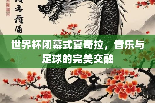 世界杯闭幕式夏奇拉，音乐与足球的完美交融洪湖市顺升工程机械租赁有限公司