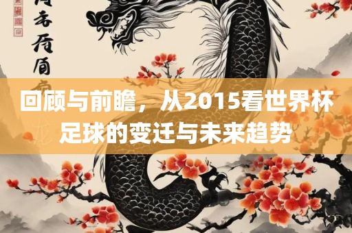 回顾与前瞻，从2015看世界杯足球的变迁与未来趋势