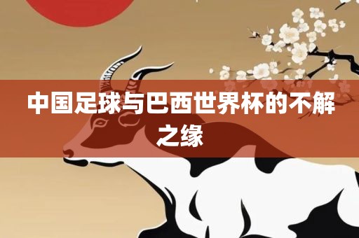 中国足球与巴西世界杯的不解之缘