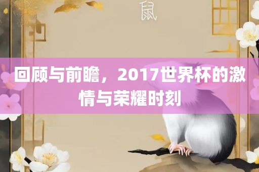 回顾与前瞻，2017世界杯的激情与荣耀时刻