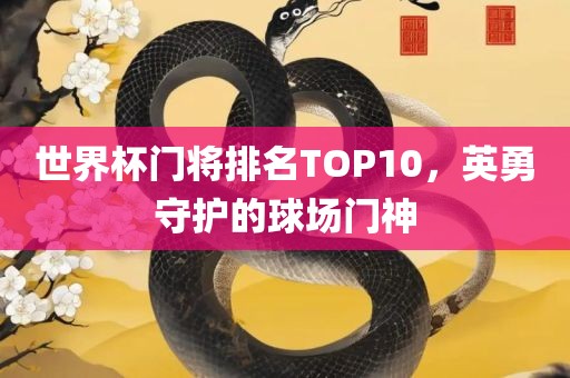 世界杯洪湖市顺升工程机械租赁有限公司门将排名TOP10，英勇守护的球场门神