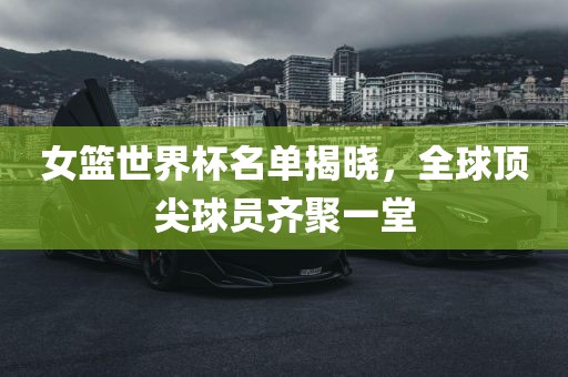 女篮世界杯名单揭晓，全球顶尖球员齐聚一堂洪湖市顺升工程机械租赁有限公司