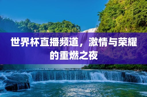 世界杯直播频道，激情与荣耀的重燃之夜洪湖市顺升工程机械租赁有限公司